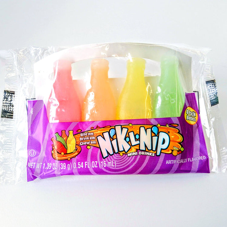 nik-l-nip ワックスボトルキャンディ(4本入り)
