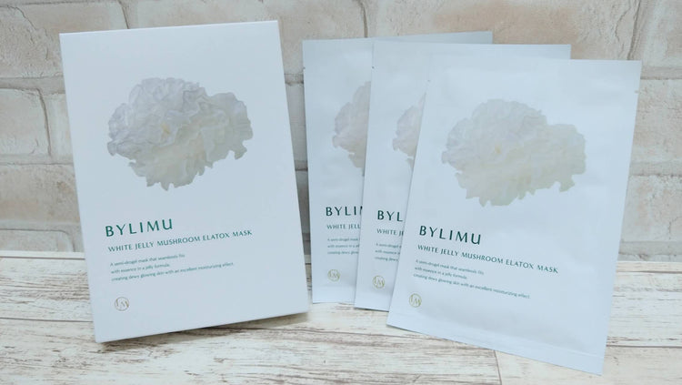 BYLIMU WHITE JELLY MUSHROOM ELATOX MASK 1袋