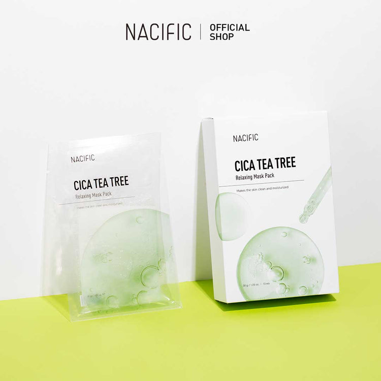 Cica Tea Tree Relaxing Mask Box