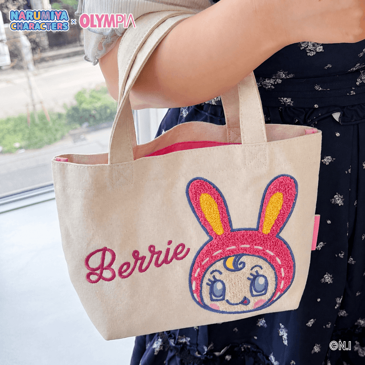 ★mezzo piano サガラ刺繍ミニトート