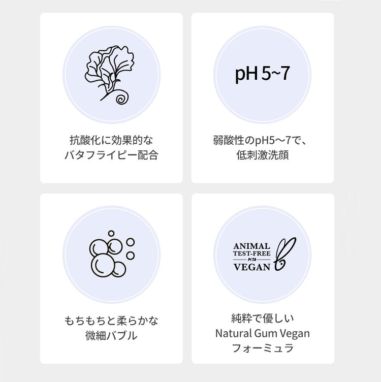 ★ONGREDIENTSバタフライピークレンジングボールセット
