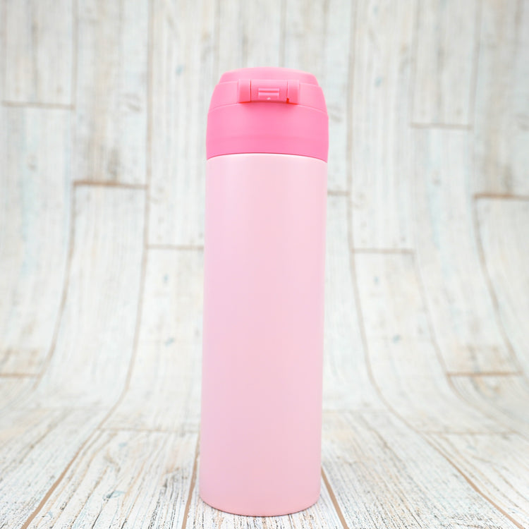 ★OUTDOOR ワンプッシュボトル(450ml) ピンク
