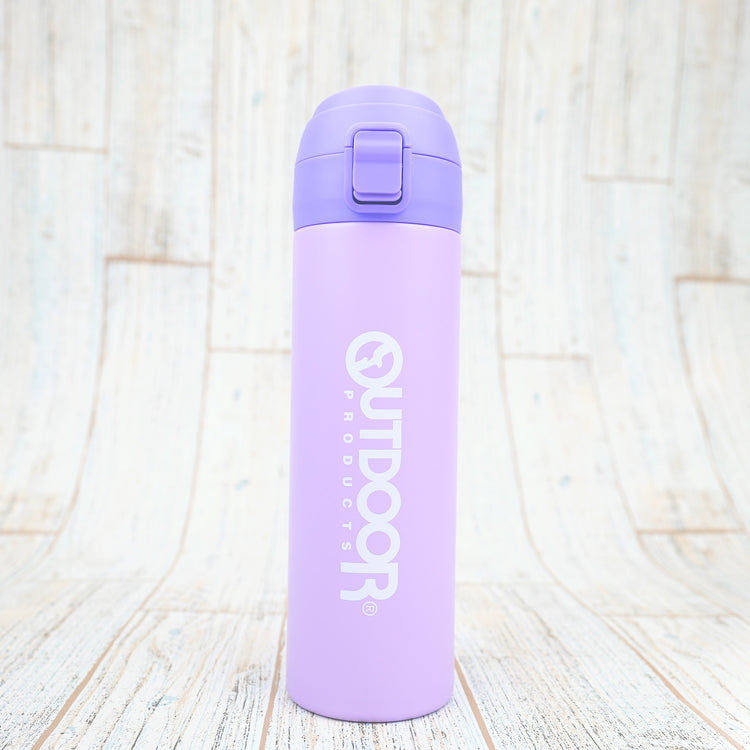 ★OUTDOOR ワンプッシュボトル(450ml) パープル