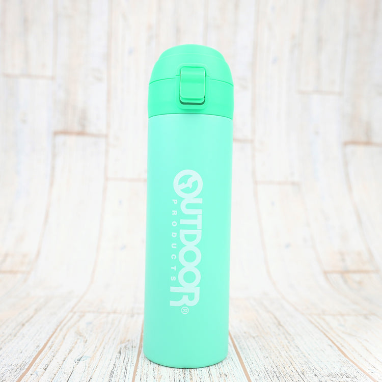 ★OUTDOOR ワンプッシュボトル(450ml) ミント
