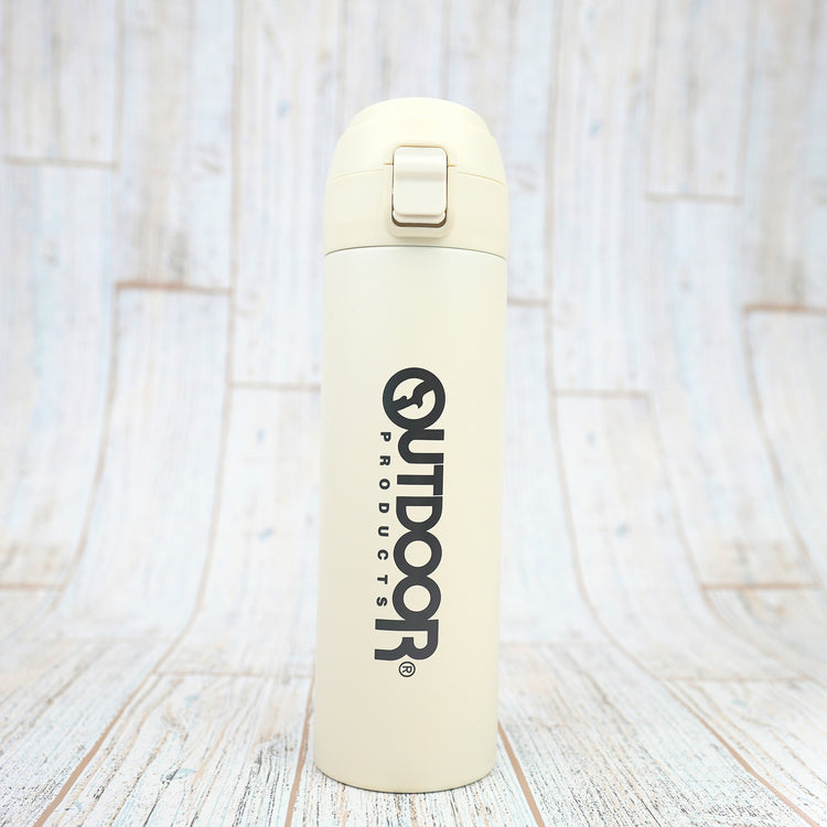 ★OUTDOOR ワンプッシュボトル(450ml) ホワイト