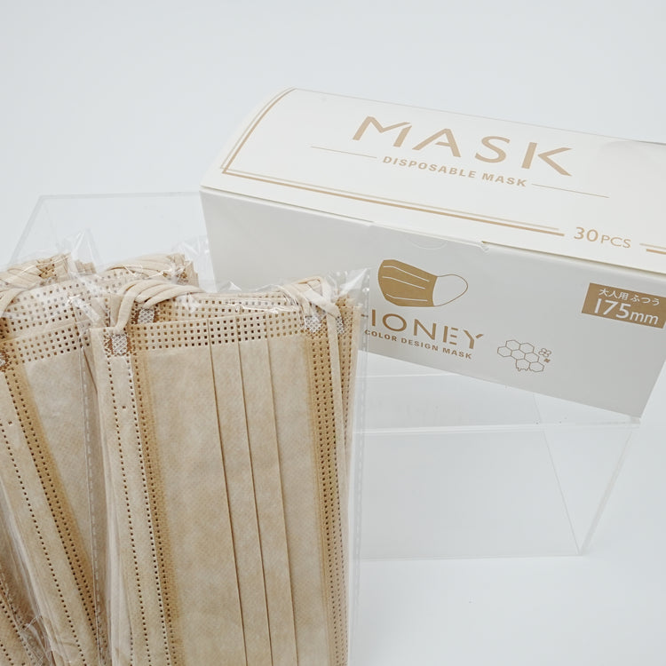 ★オリジナル 大人カラーマスク ハニー BOX(30枚入り)