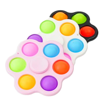 ★オリジナルプッシュポップスピナーホワイト
