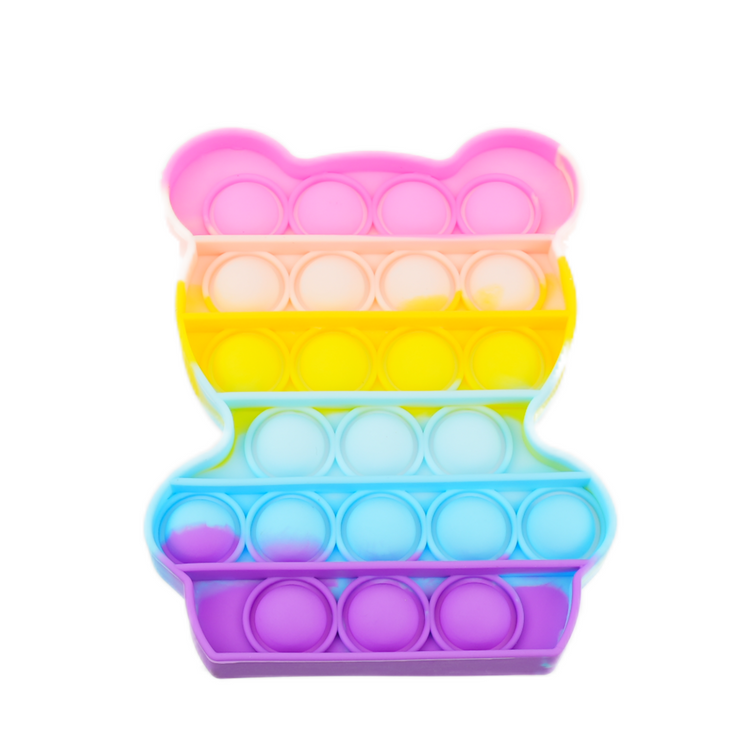 ★オリジナルプッシュポップ ベア― パステル