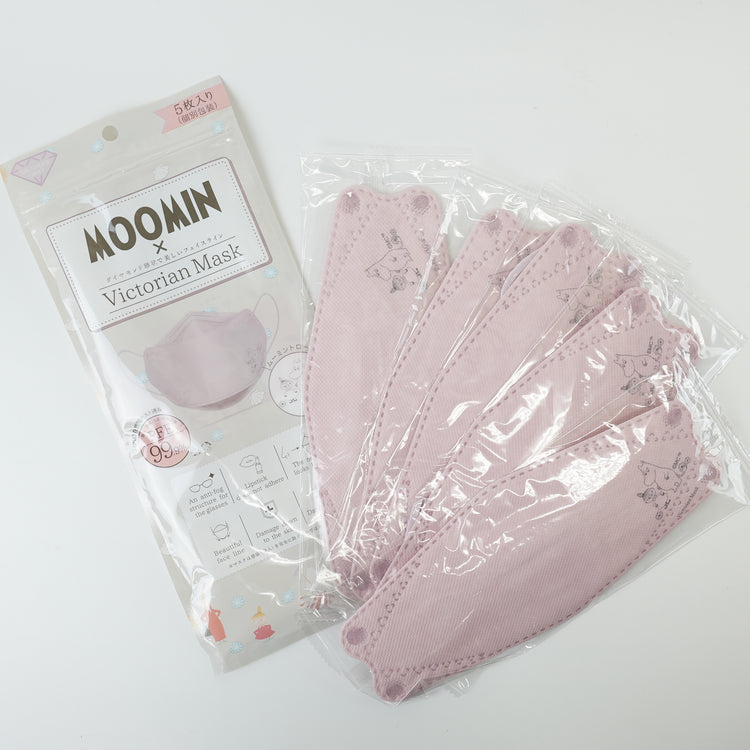 ★MOOMIN×VictorianMask(5枚入り・個包装) ラベンダーグレー