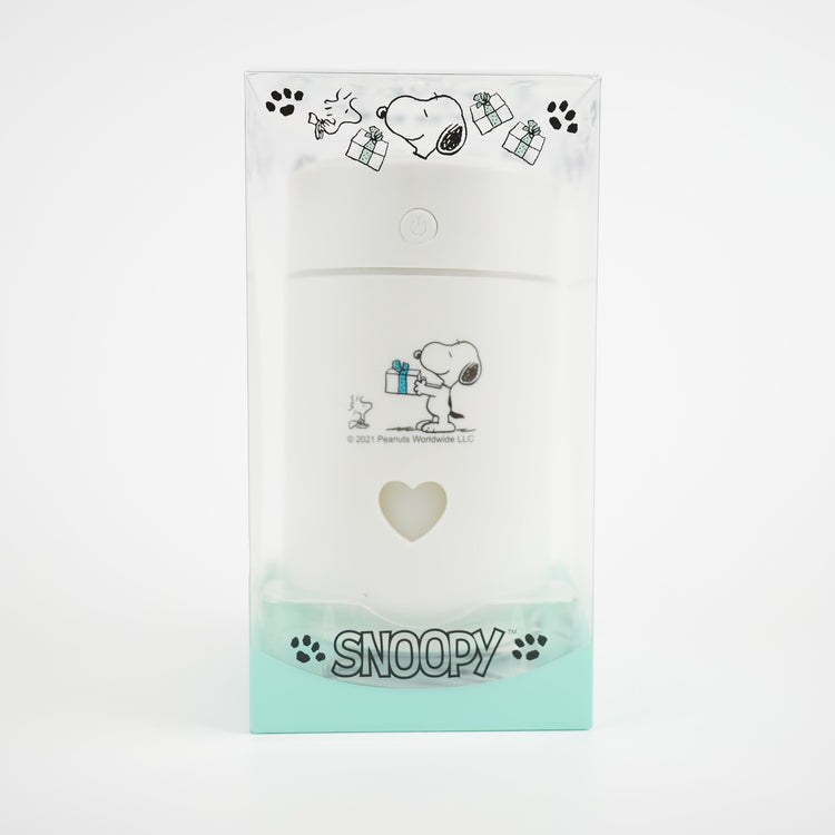 ★オリジナルキャラクター加湿器 スヌーピー クリアボックス ミント