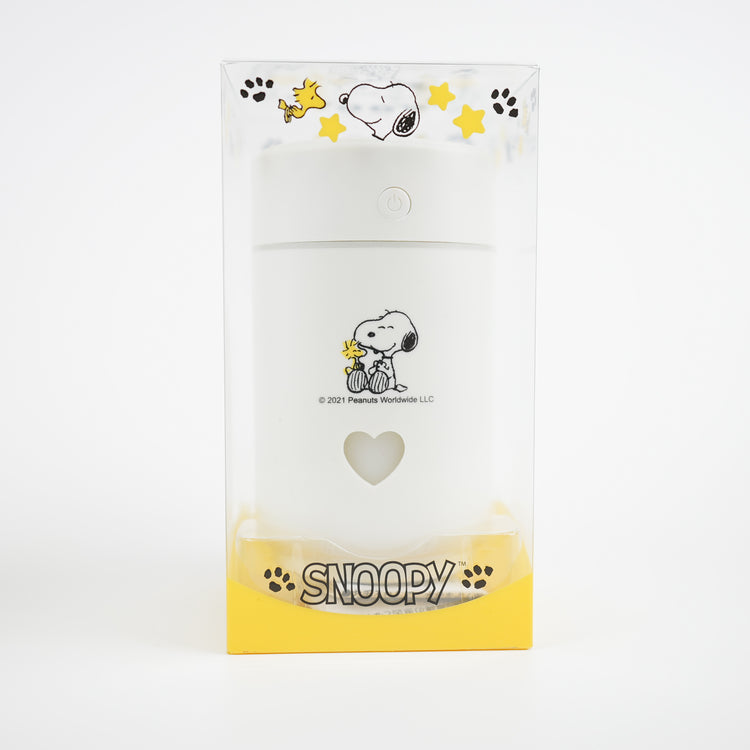 ★オリジナルキャラクター加湿器 スヌーピー クリアボックス イエロー