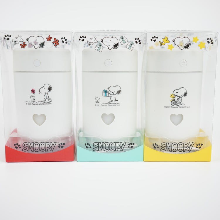 ★オリジナルキャラクター加湿器 スヌーピー クリアボックス ミント