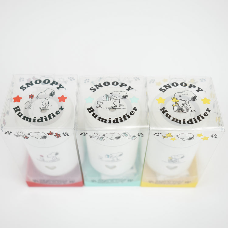 ★オリジナルキャラクター加湿器 スヌーピー クリアボックス レッド