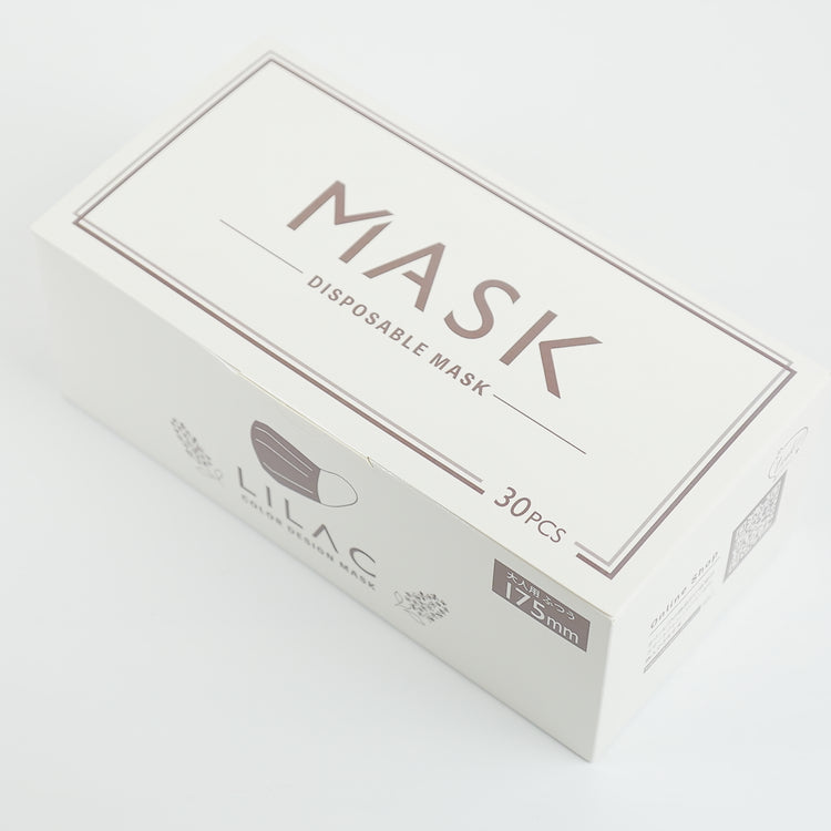 ★オリジナル 大人カラーマスク ライラックBOX(30枚入り)