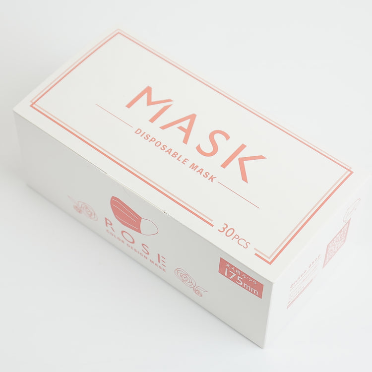 ★オリジナル 大人カラーマスク ローズ BOX(30枚入り)