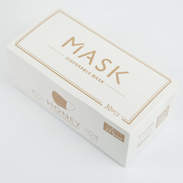 ★オリジナル 大人カラーマスク ハニー BOX(30枚入り)