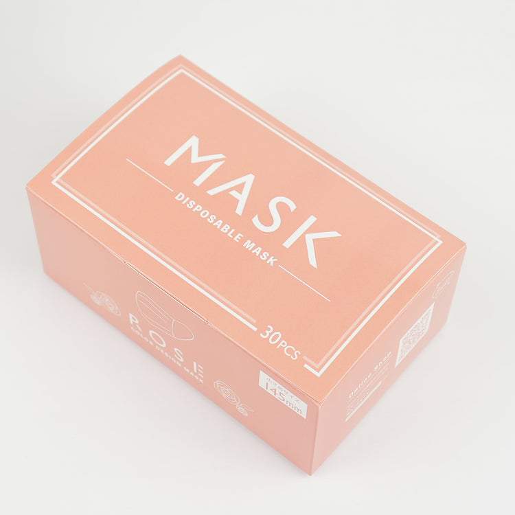 ★オリジナル キッズカラーマスク ローズ BOX(30枚入り)