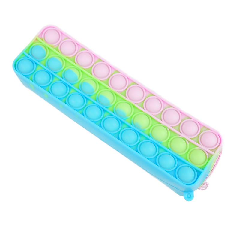 ★オリジナル プッシュポップペンケース ブルー