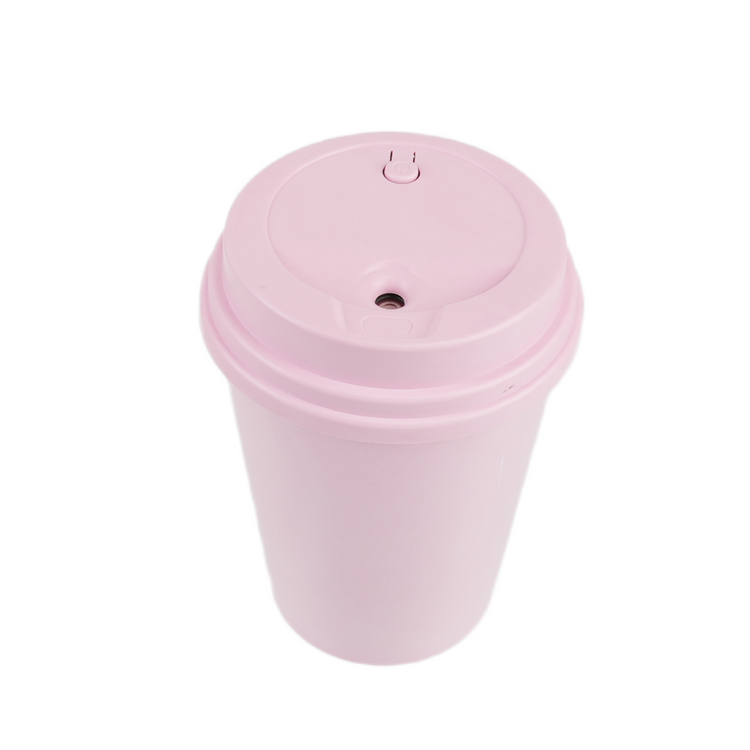 ★オリジナル カップ型加湿器 いちごみるく(ピンク)