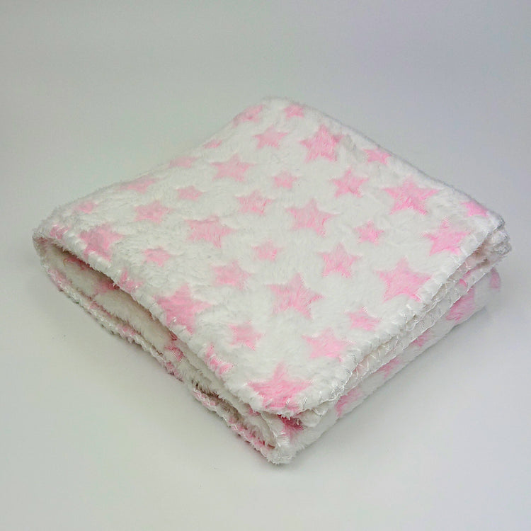 ★オリジナルぬいぐるみブランケット ウサギ ベビーピンク