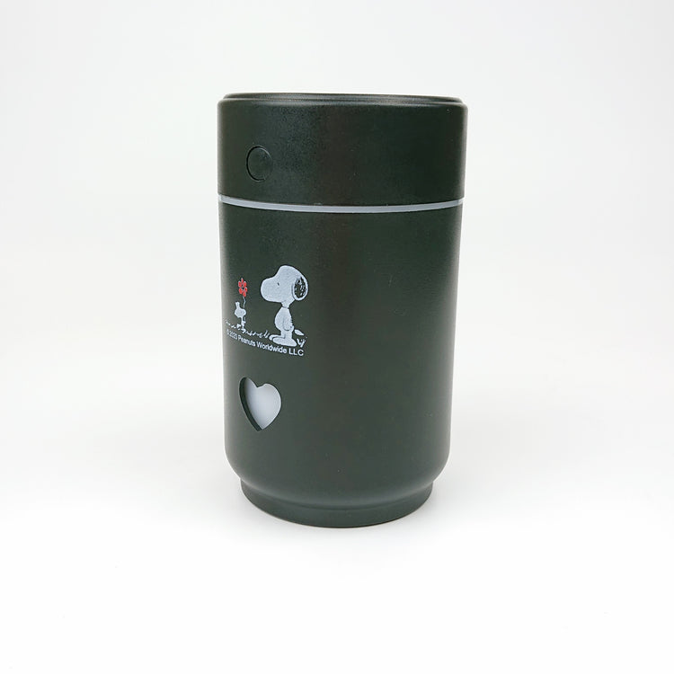 ★オリジナルキャラクター加湿器 スヌーピー フラワー ブラック