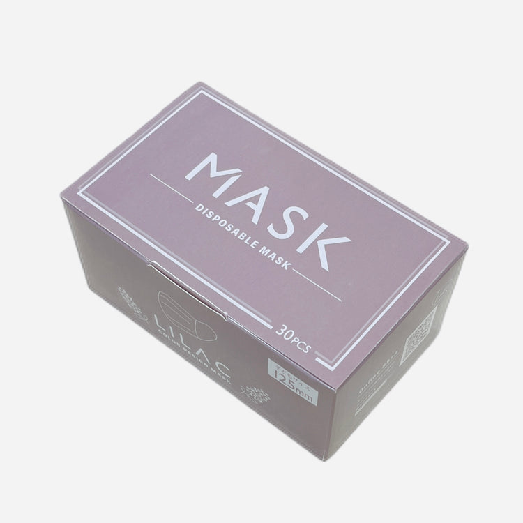 ★オリジナル キッズカラーマスクS ライラック BOX(30枚入り)