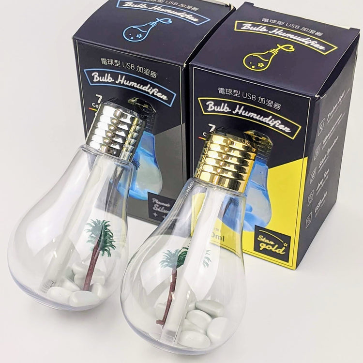 ★オリジナル電球型加湿器 シルバー