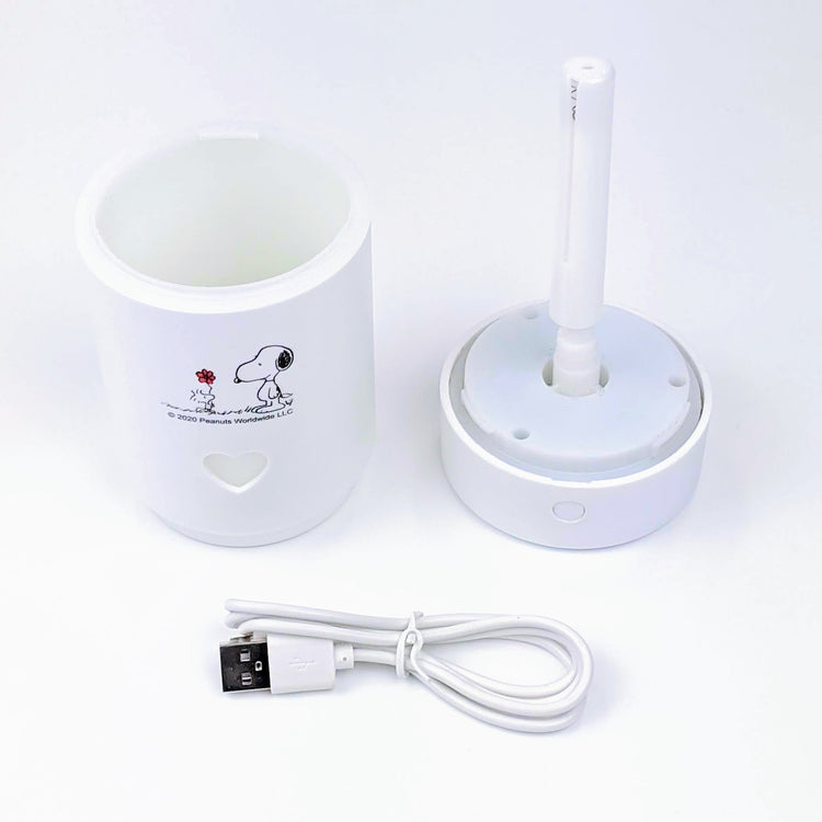 ★オリジナルキャラクター加湿器 スヌーピー フラワー ホワイト