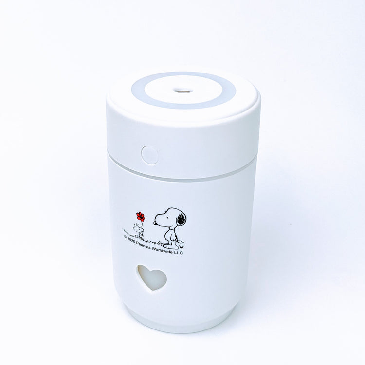 ★オリジナルキャラクター加湿器 スヌーピー フラワー ホワイト