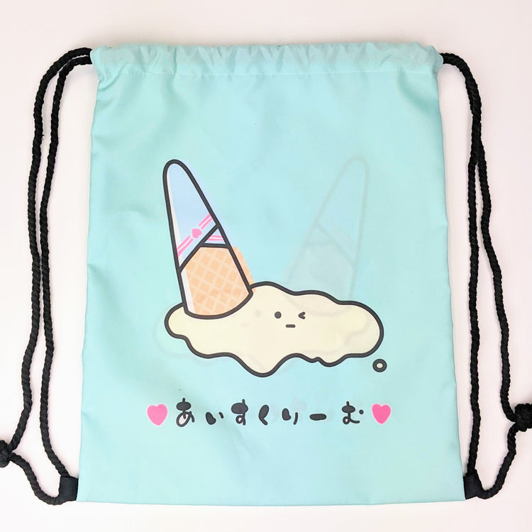 オリジナル ナップサック あいすくりーむ ミント