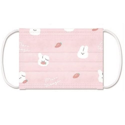 ★不織布キッズSマスク ウサギ BOX(30枚入り)