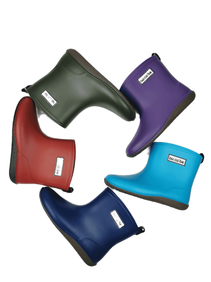 キッズレインブーツ パープル