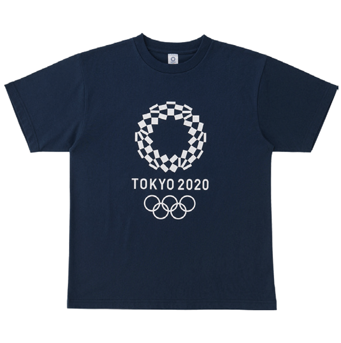 ☆Tシャツ (東京2020オリンピックエンブレム)クロッピングバック